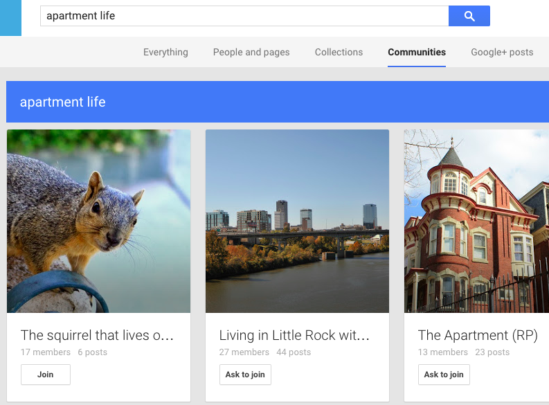 Google Plus Strategy Communities